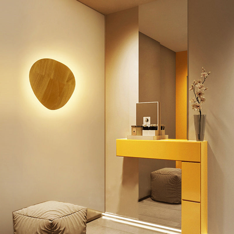 Norvo | Moderne geometrisk LED veggbelysning tre stue vegglampe i beige