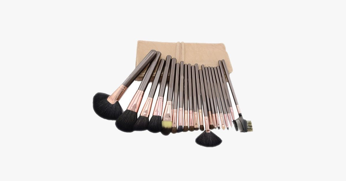 Norvo | Coco Bronze Brush Set of 20 - Useful for full face makeup