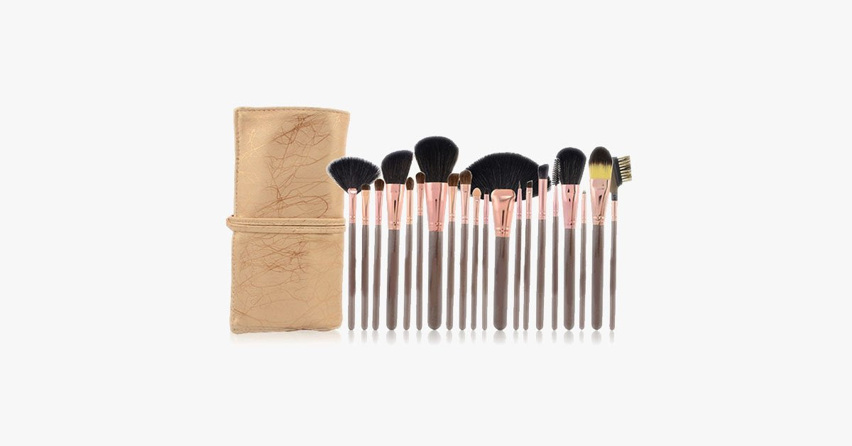 Norvo | Coco Bronze Brush Set of 20 - Useful for full face makeup