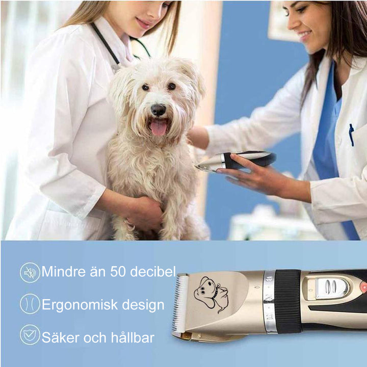 Norvo | Profesjonell Oppladbar Katt- og Hundeklipper