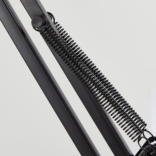 Norvo | Moderne minimalistisk sammenleggbar bordlampe med lang arm og klemme laget av ABS med 1 lys for soverommet