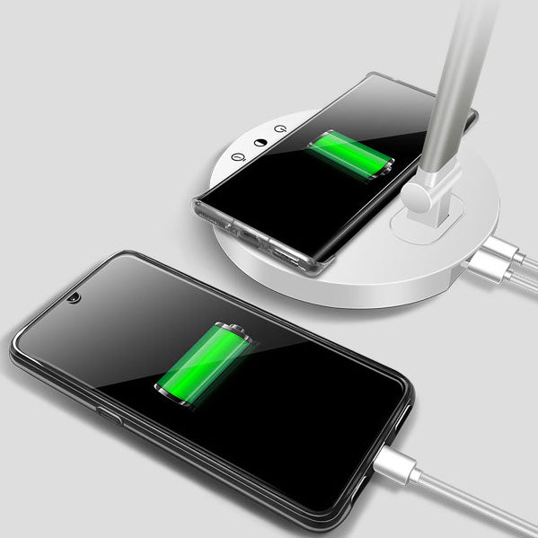 Norvo | Minimalistisk Intelligent Firkanthåndtak Sammenleggbart USB LED Skrivebordslampe