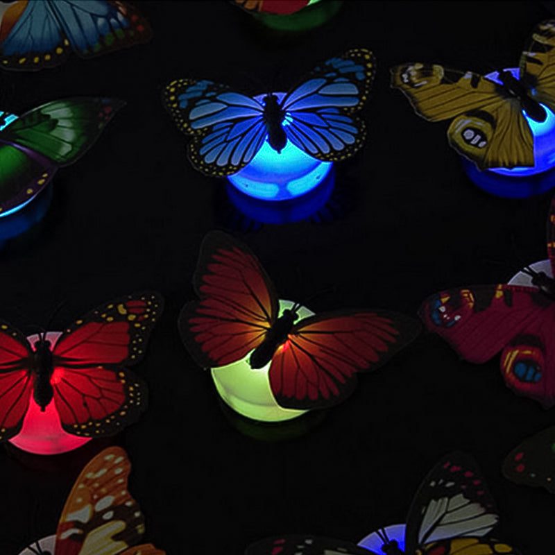 Norvo | 3D LED Sommerfugl Dekorasjon Nattlys