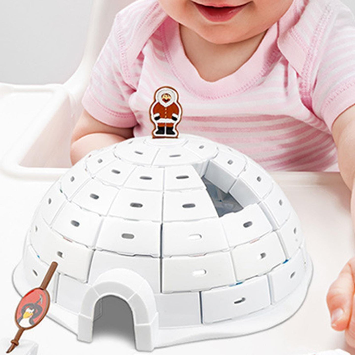 Norvo | Igloo Bricks | Slipp løs din indre glede med dette pingvinbrettspillet! - Stimulerer moro og strategisk tenkning