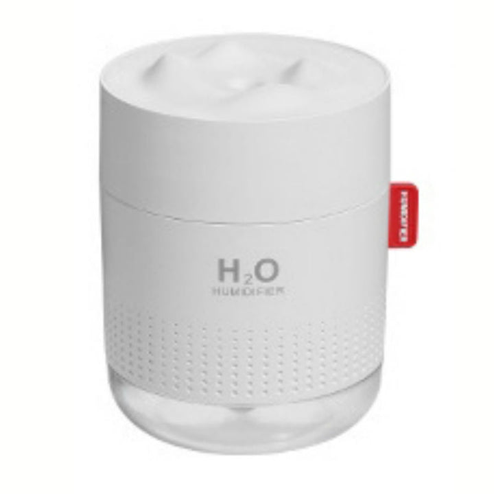 Norvo | USB Ultralyd Stille Luftfukter, med Delikat Spray, To Lystilstander, 500ml Vannbeholder og Anti Tørrbrenning Beskyttelse, for Søvn, Arbeid, Studier og Mer
