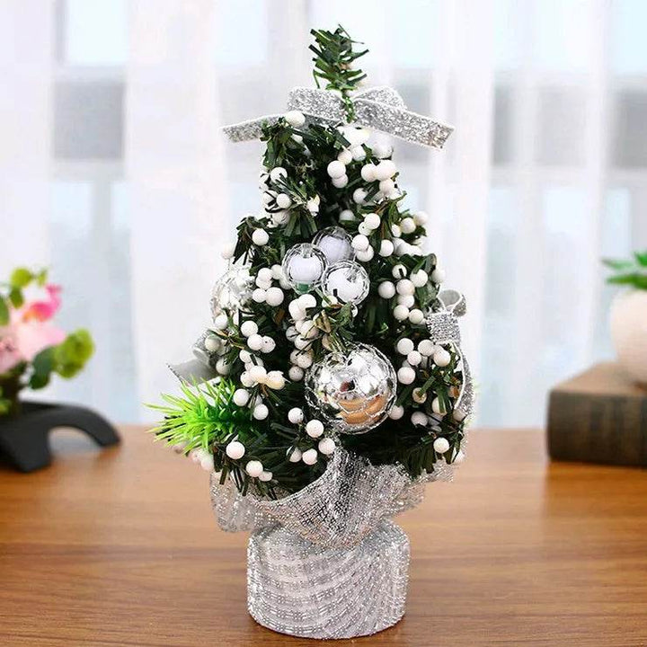Norvo | Julepynt Tre 20cm Mini Juledekorasjon Tre Julaften Mall Dekorasjon Skrivebord Pynt Lite Tre