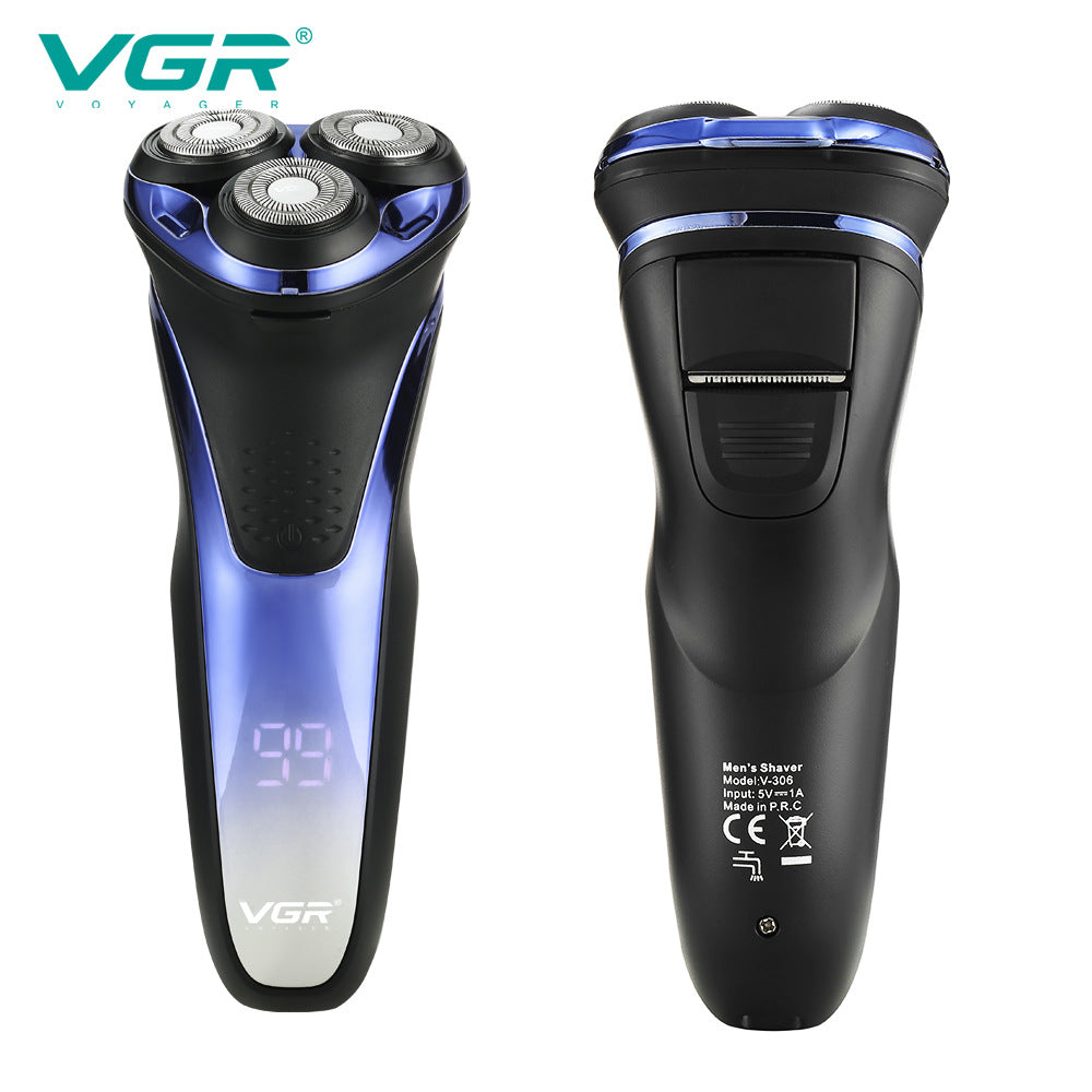 Norvo | Men’s Vanntett Elektrisk Barbermaskin | 3D Fleksible Hoder, Rask Lading & Ideell for Daglig Pleie