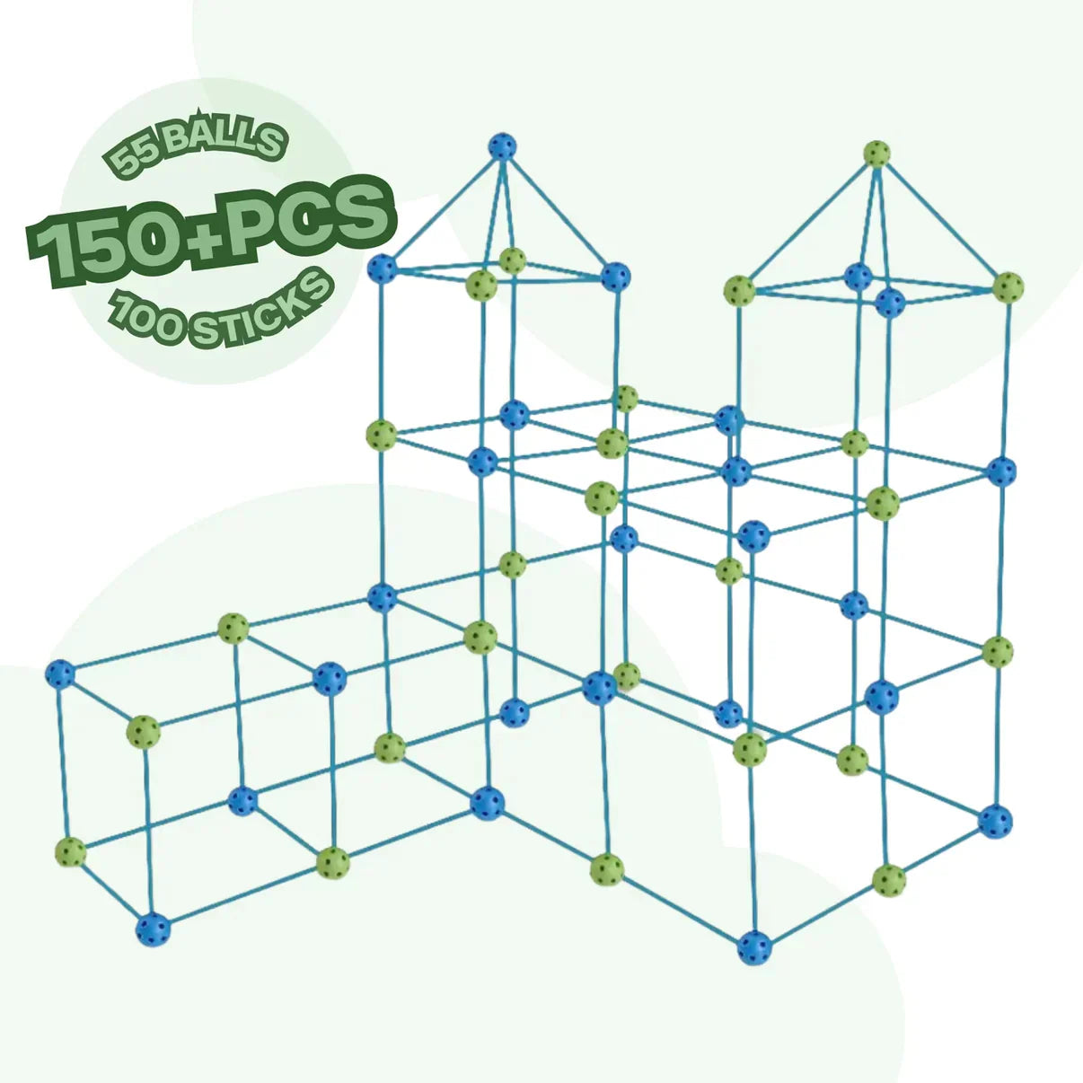 Norvo | Barn Festningsbyggesett – Kreativt Konstruksjonsleketøy