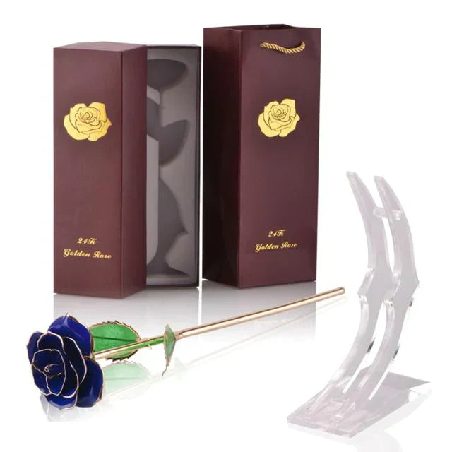Norvo | 24k Gulldyppet Evig Rose
