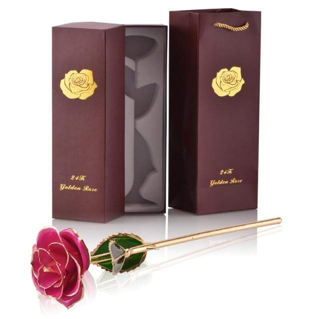 Norvo | 24k Gulldyppet Evig Rose