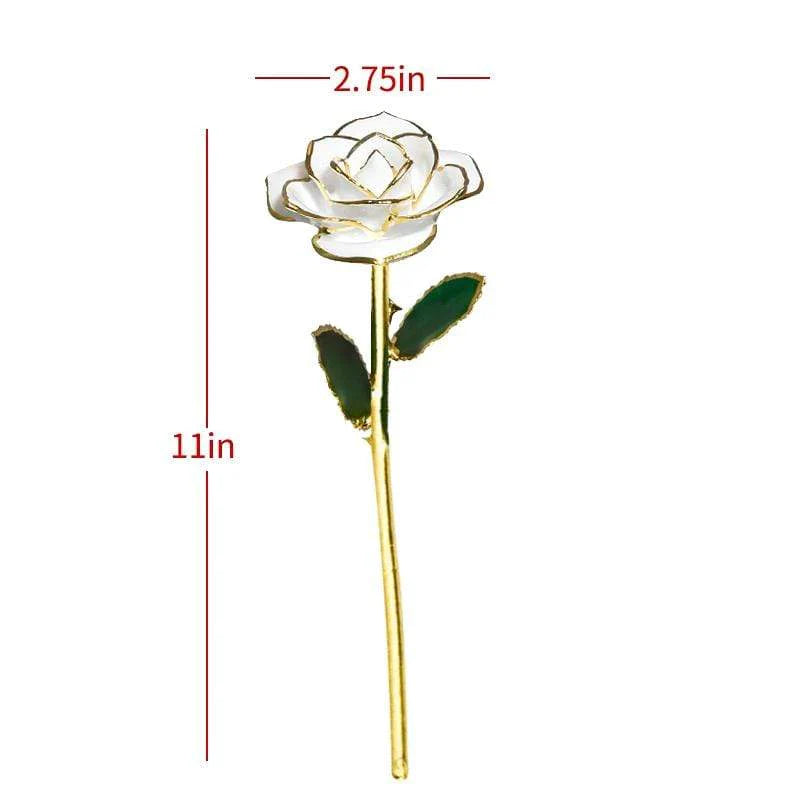 Norvo | 24k Gulldyppet Evig Rose