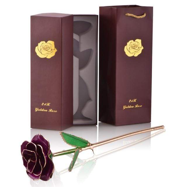 Norvo | 24k Gulldyppet Evig Rose