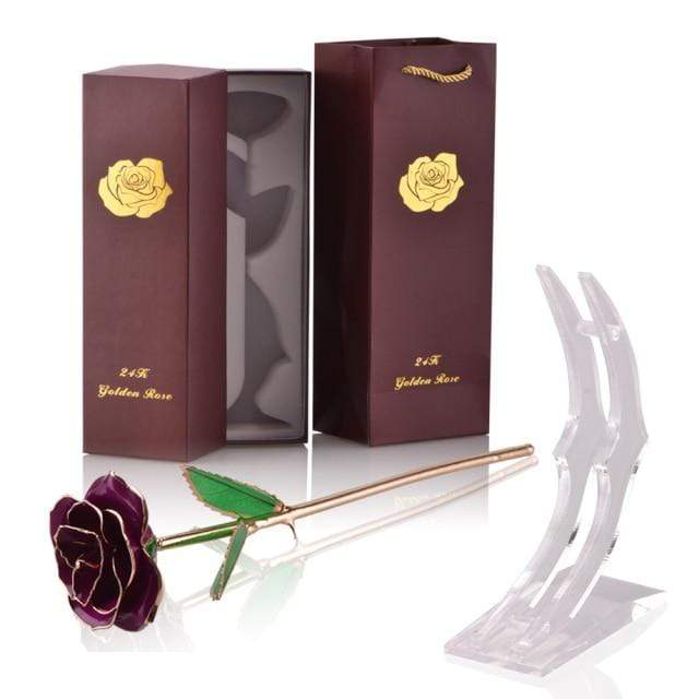 Norvo | 24k Gulldyppet Evig Rose