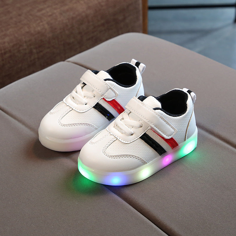 Norvo | LED Barne Sneakers med fleksibel såle