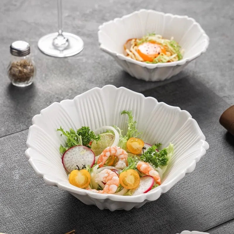 Norvo | Blomstermønster keramisk dyp bolle