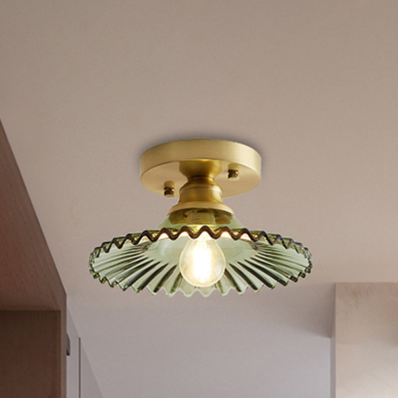 Norvo | Taklampe Vintage Glass Flushmount Fixture