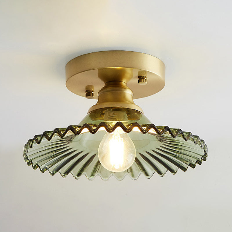 Norvo | Taklampe Vintage Glass Flushmount Fixture
