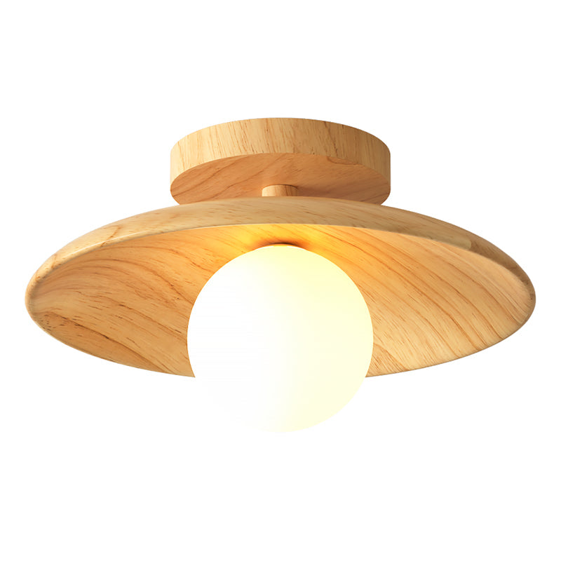 Norvo | TimberGlow Taklampe – Tre Moderne Hallbelysning