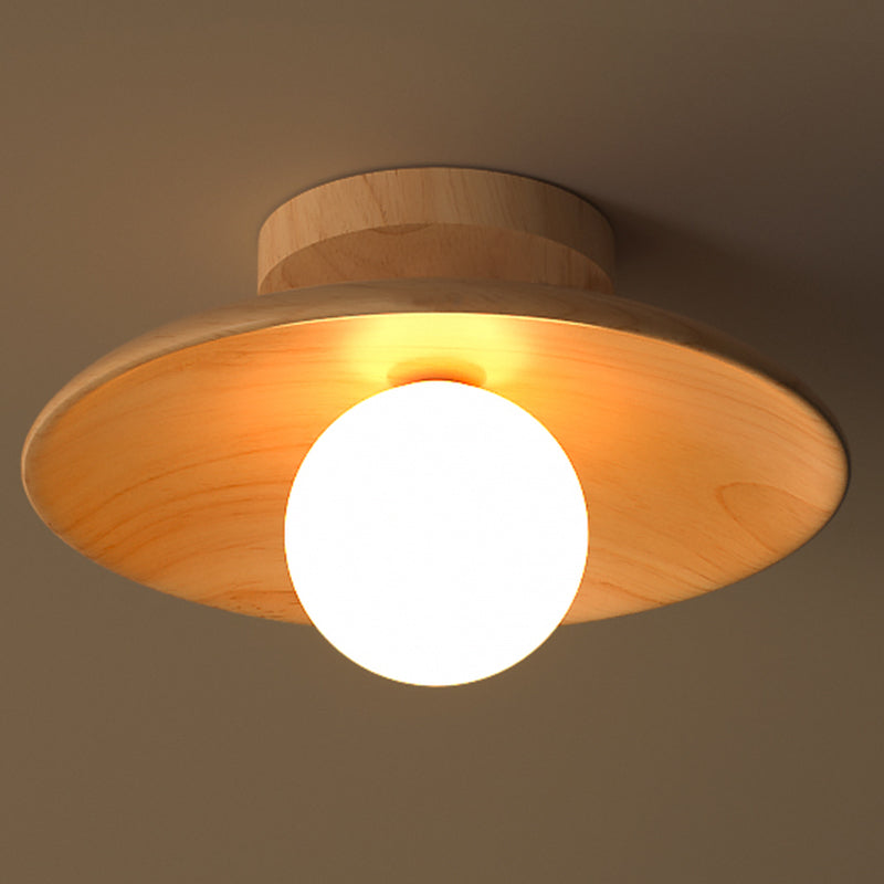 Norvo | TimberGlow Taklampe – Tre Moderne Hallbelysning