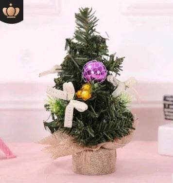 Norvo | Julepynt Tre 20cm Mini Juledekorasjon Tre Julaften Mall Dekorasjon Skrivebord Pynt Lite Tre
