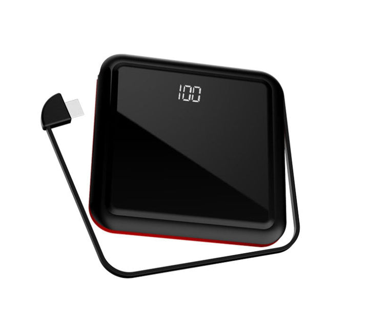 Norvo | Tinier & Thinner Solenergi Power Bank med 3-i-1 Skjult Kabel