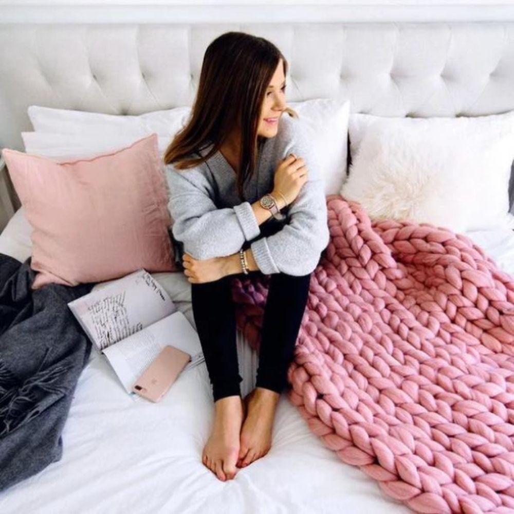 Norvo | Strikket teppe | Skap varme og komfort