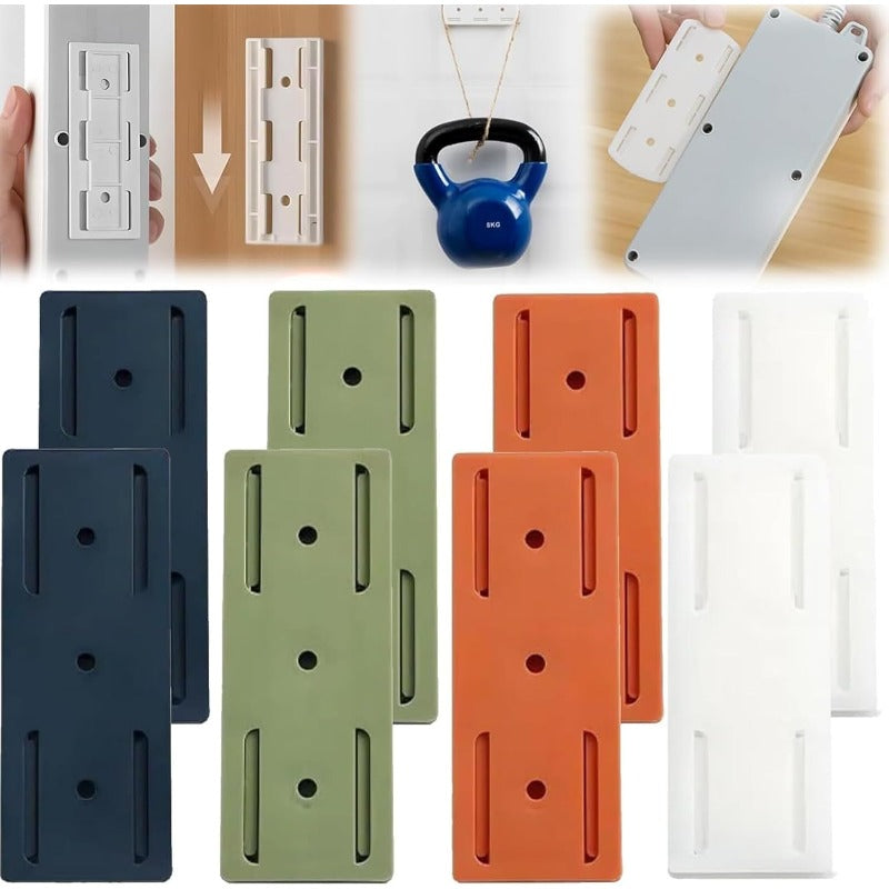 Norvo | Limkraft Strip Montering | Ingen-Bor Vegg- og Skrivebordsorganisator med Skyveskinne