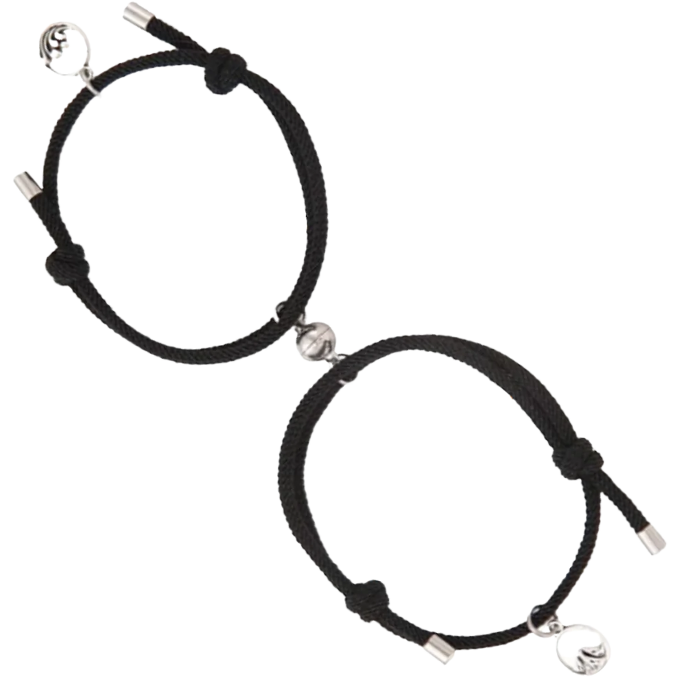 Sett med 2 magnetiske armbånd for par