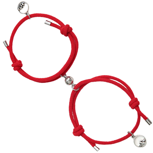 Sett med 2 magnetiske armbånd for par