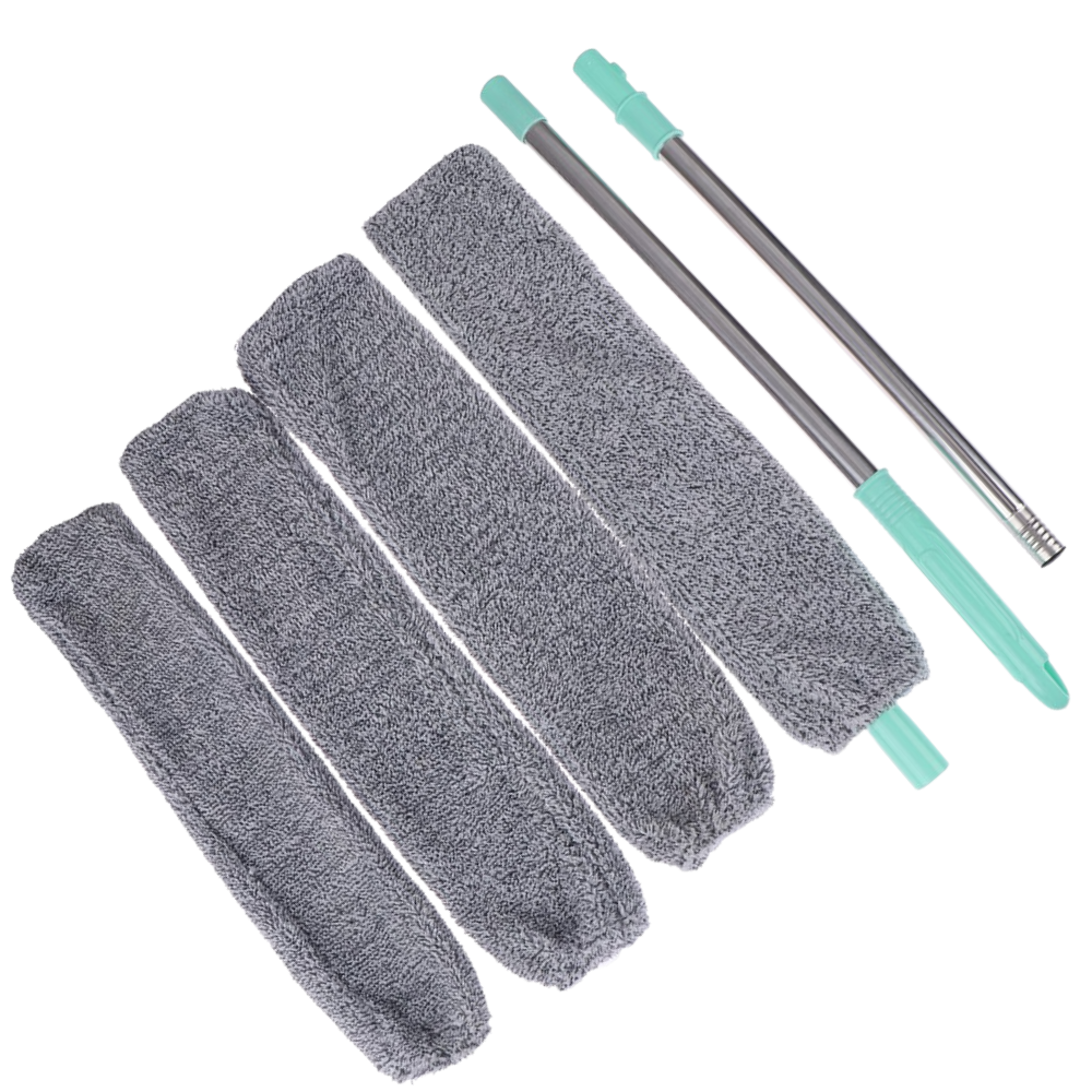 Teleskopisk mikrofiber støvrenser