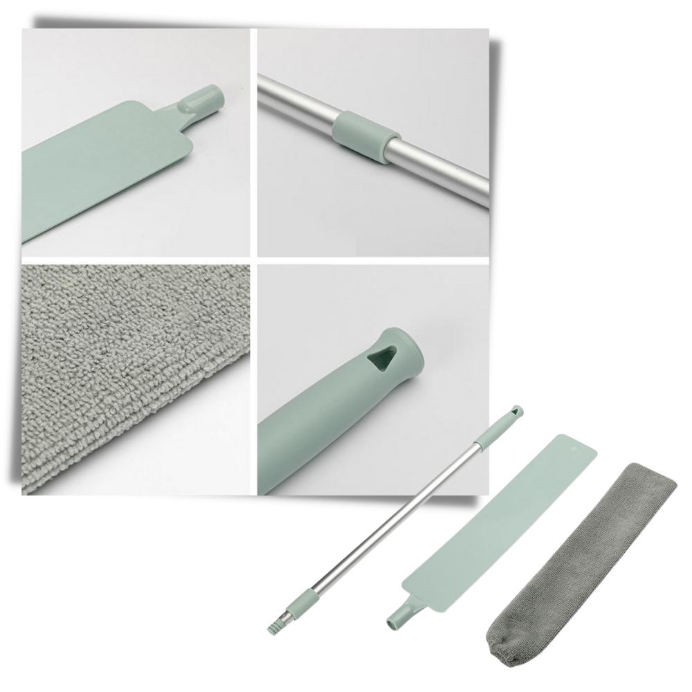 Teleskopisk mikrofiber støvrenser