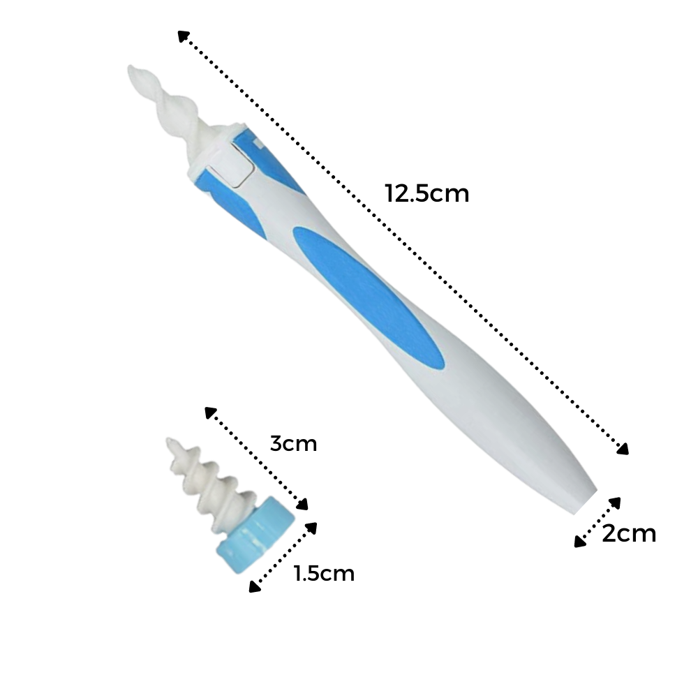 Silikon spiral ørerenser