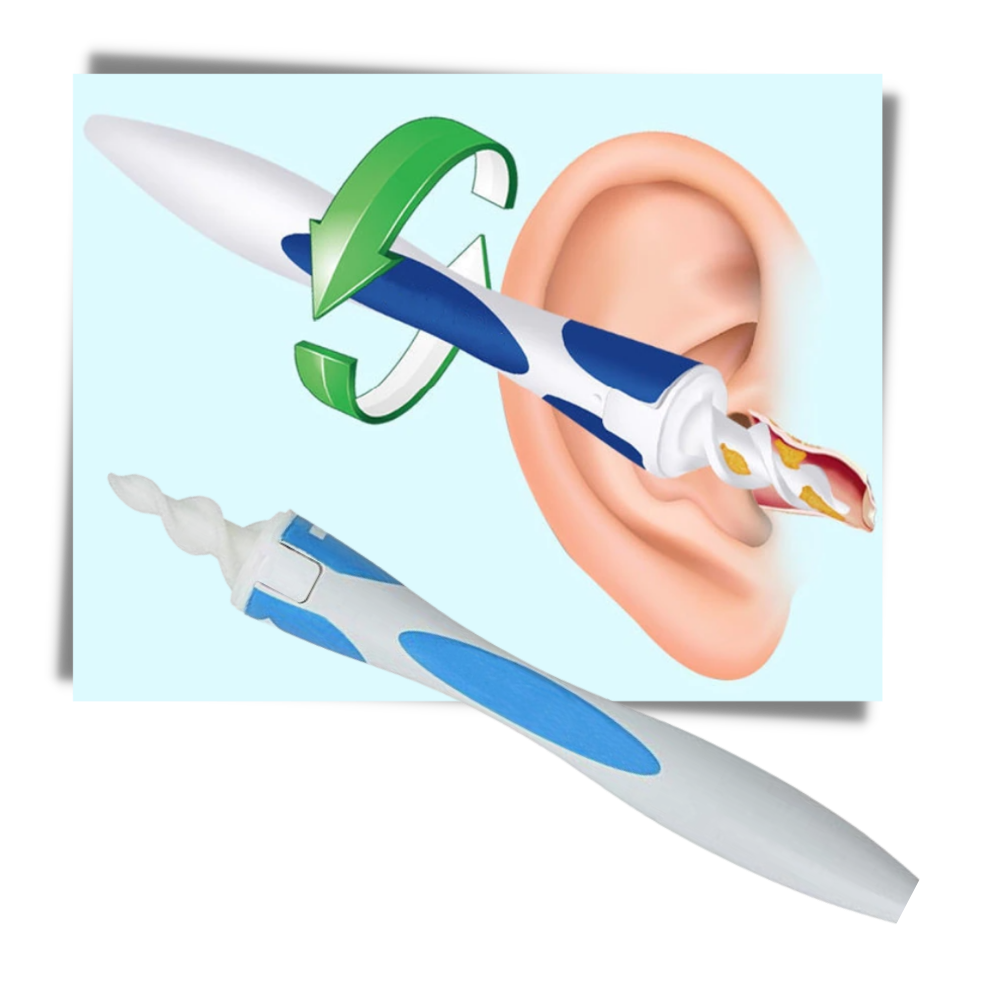 Silikon spiral ørerenser