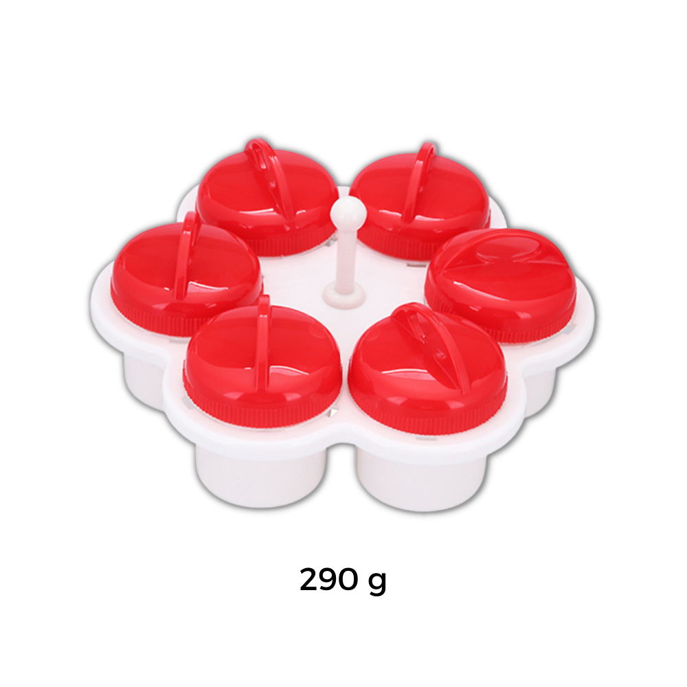 Pakke med 6 Fancy Shape eggekokere