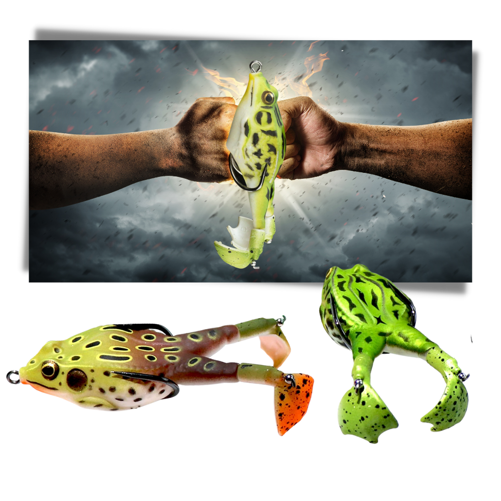 Silikonfrosk fiskeagn