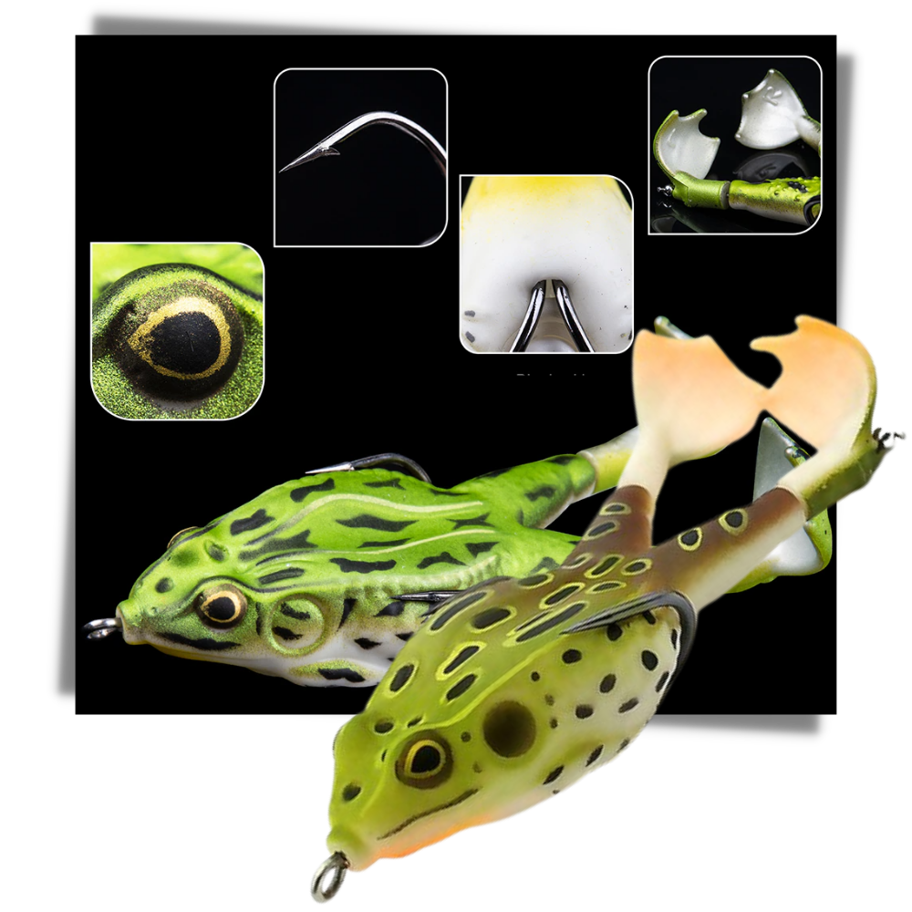 Silikonfrosk fiskeagn