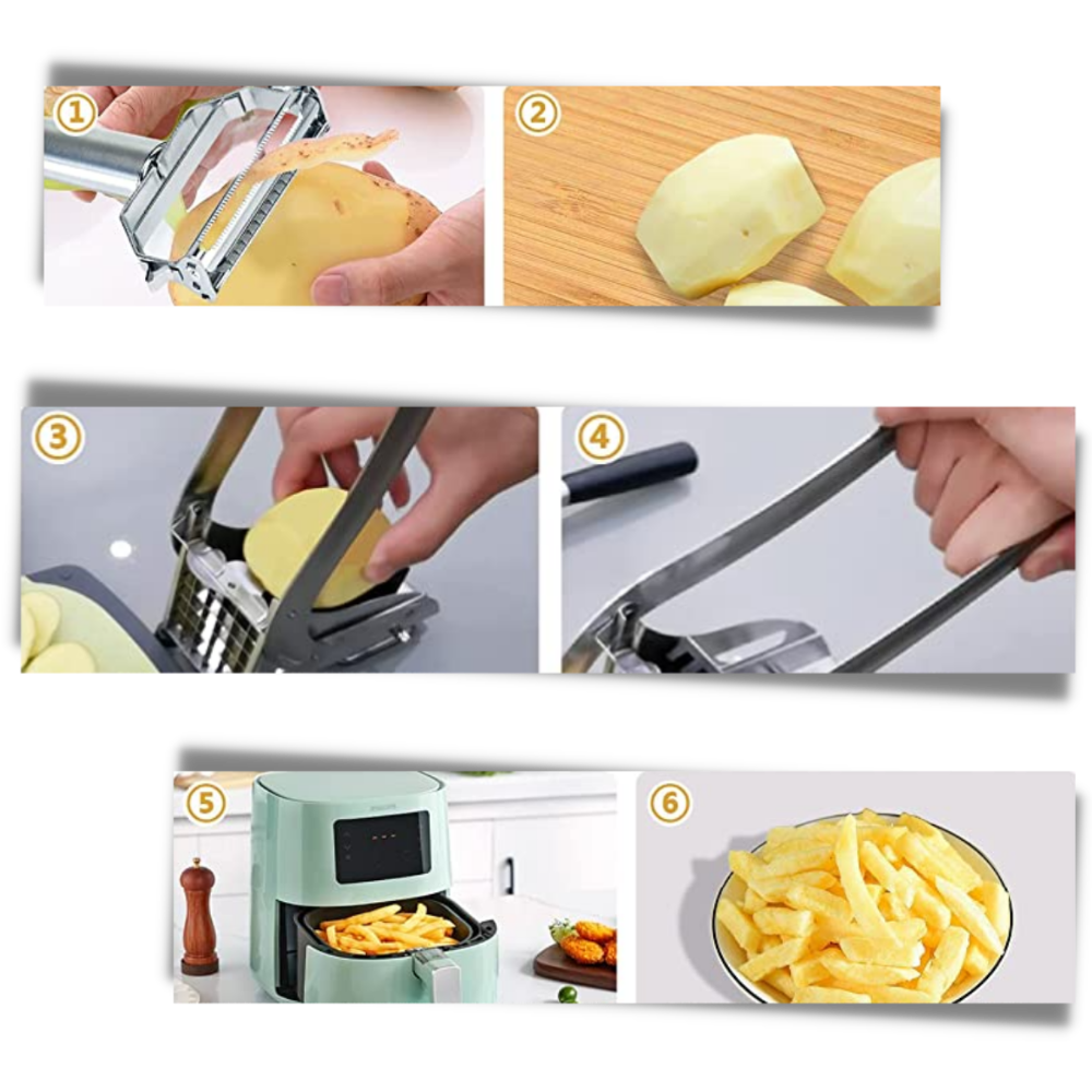 Skjæremaskin for pommes frites