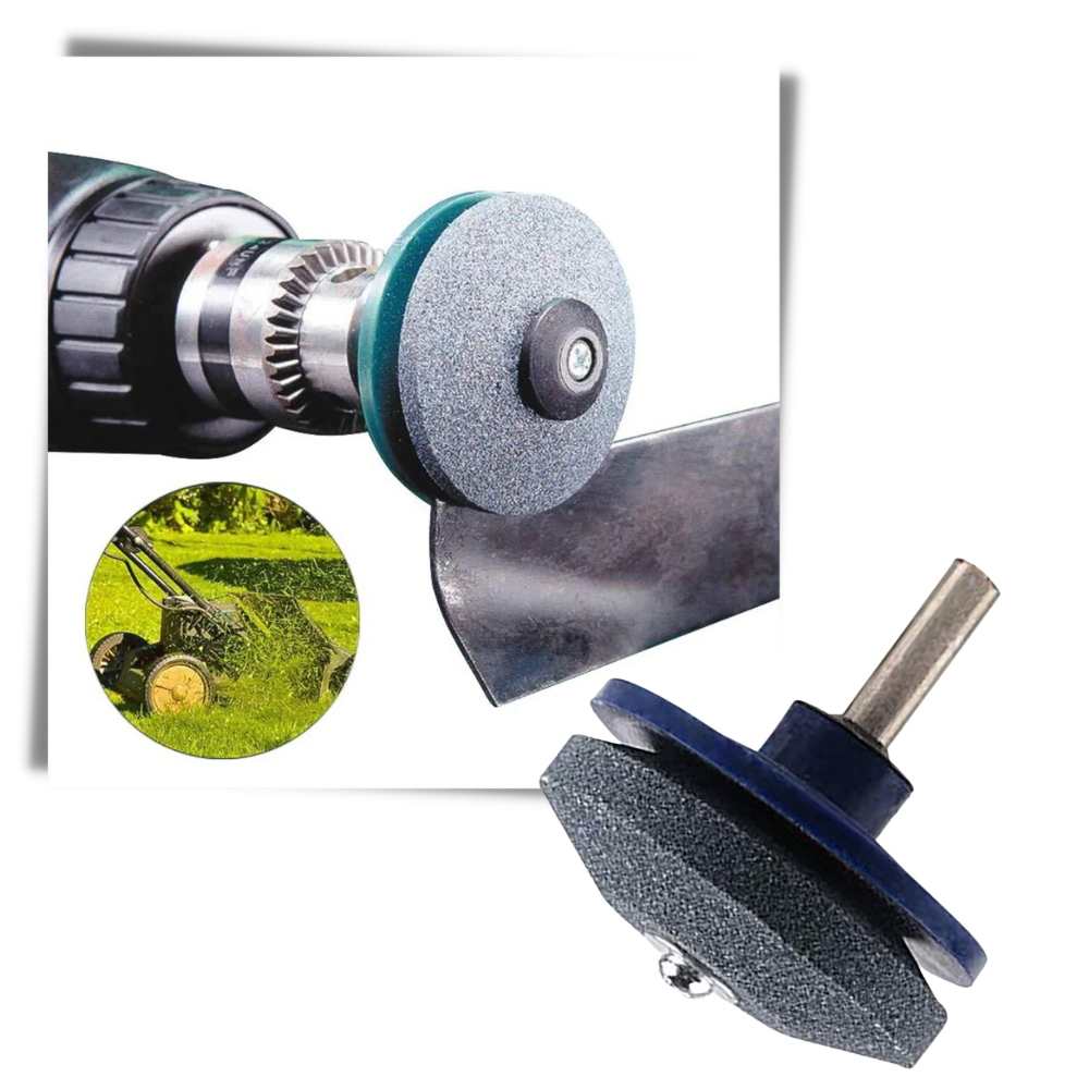 Roterende gressklipper kniv slipersett