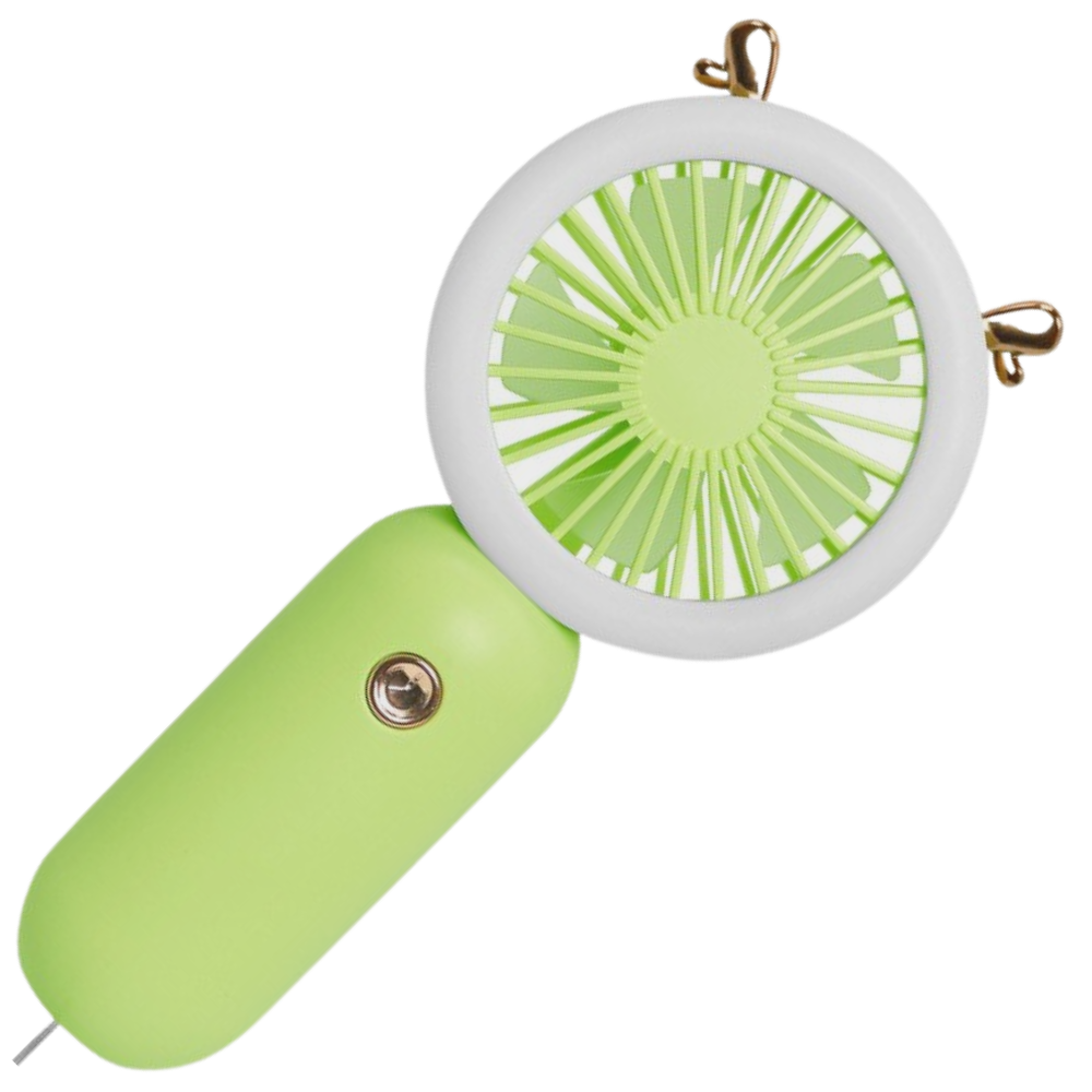 Håndholdt USB-vifte med LED