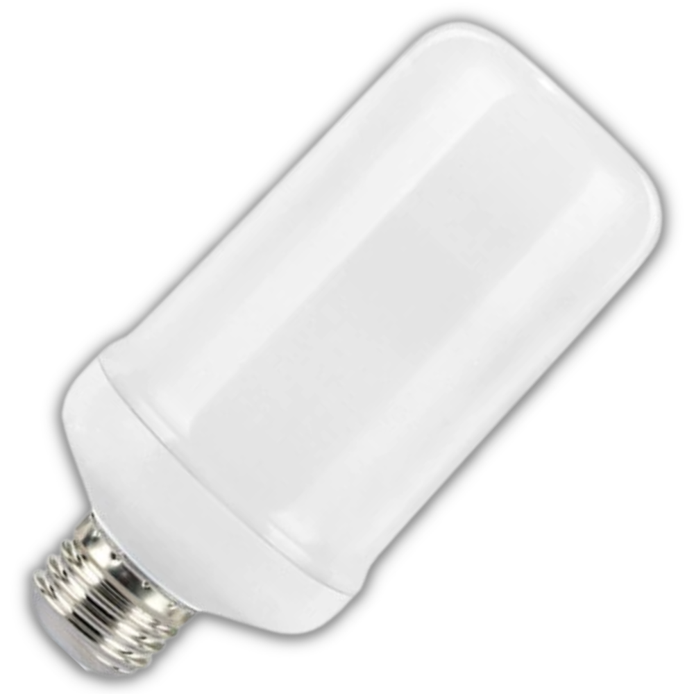 LED-lampe med flammeeffekt