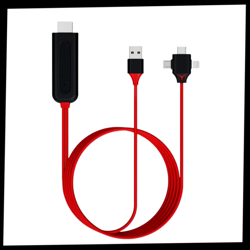 HDMI-adapterkabel for telefoner og nettbrett