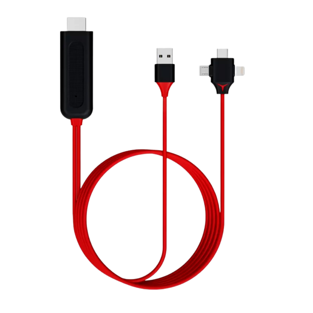 HDMI-adapterkabel for telefoner og nettbrett