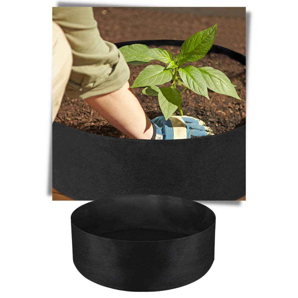 Hevet filt planteskolepotte for planter