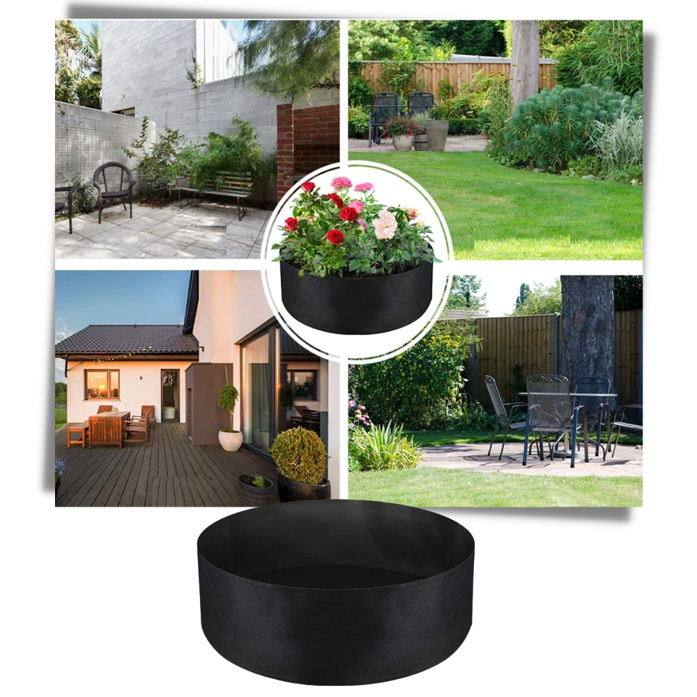 Hevet filt planteskolepotte for planter