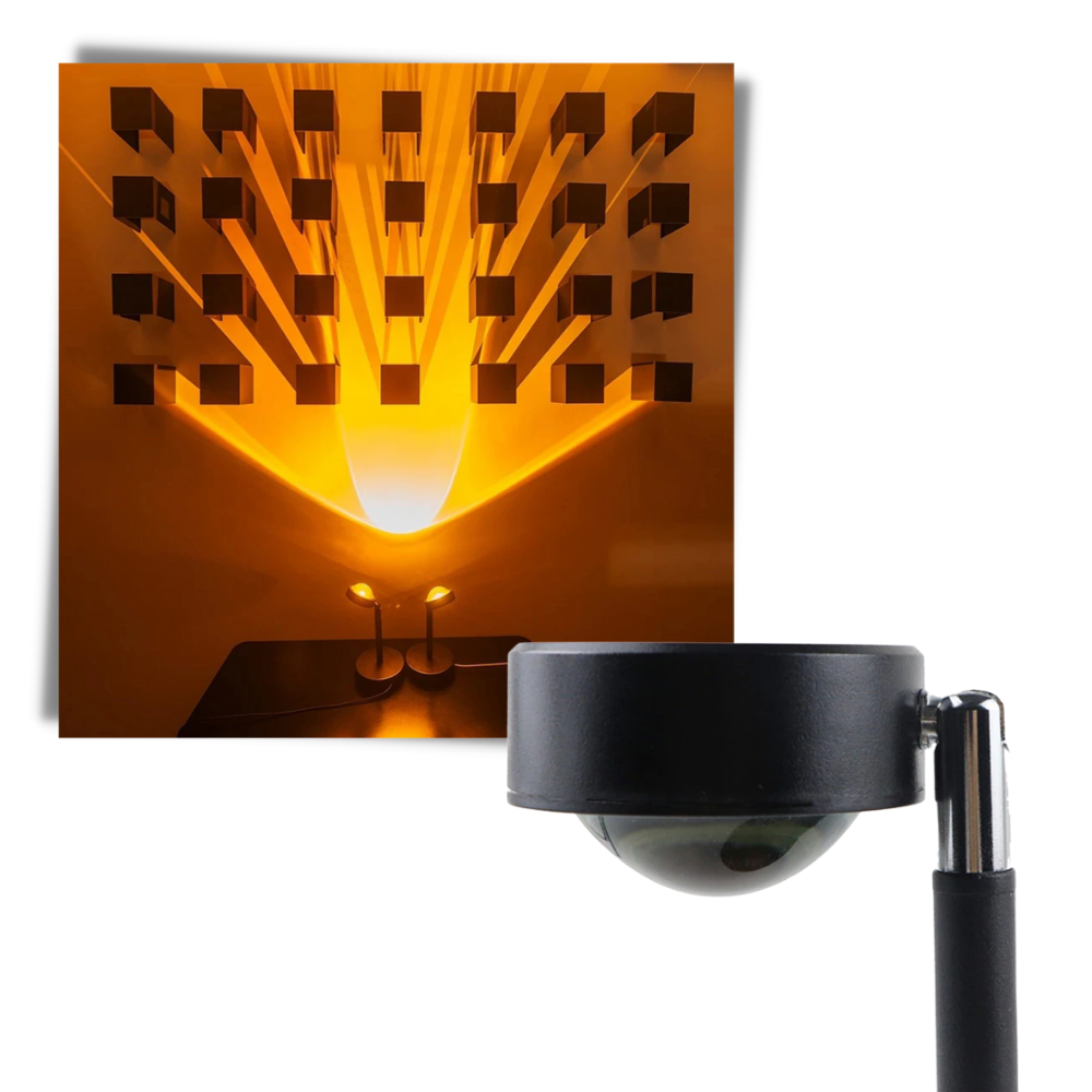Fargerik lysprojektor LED skrivebordslampe