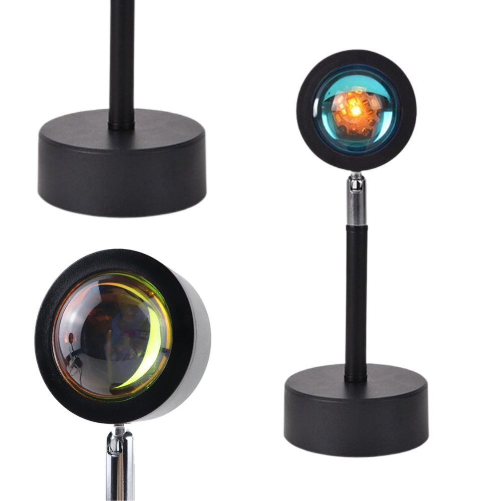 Fargerik lysprojektor LED skrivebordslampe