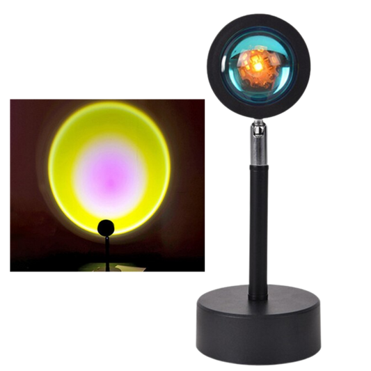 Fargerik lysprojektor LED skrivebordslampe