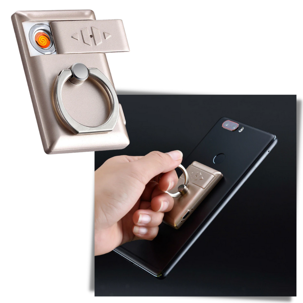 Telefonring med lighter