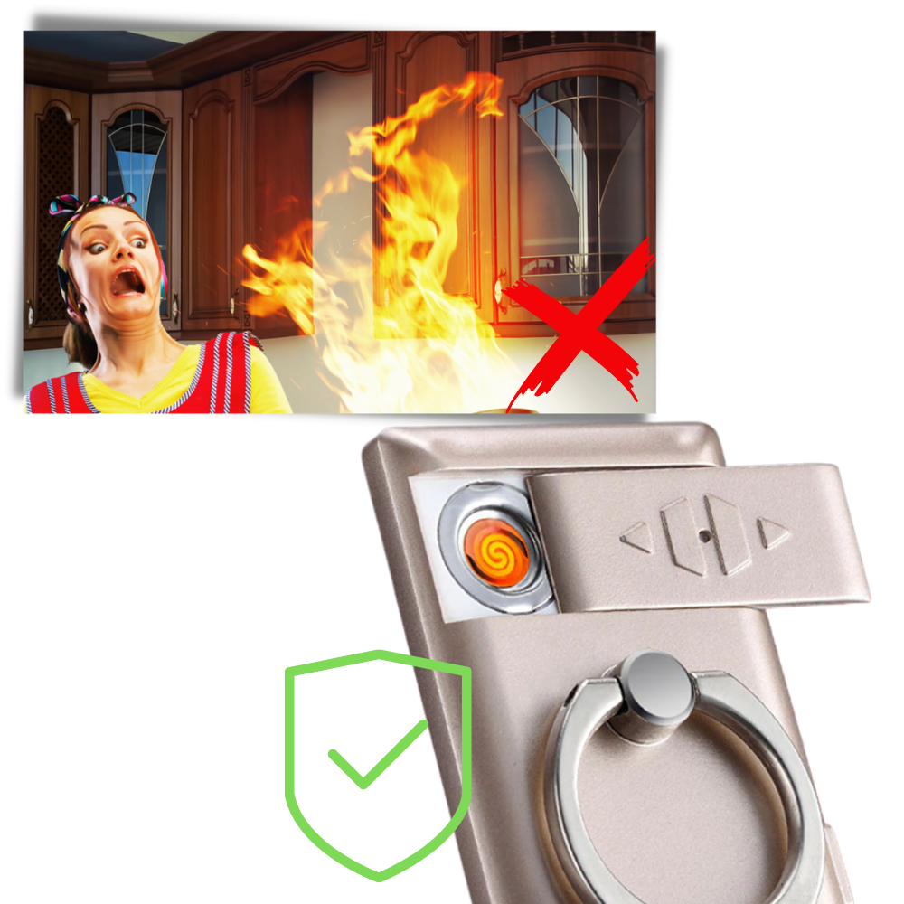 Telefonring med lighter