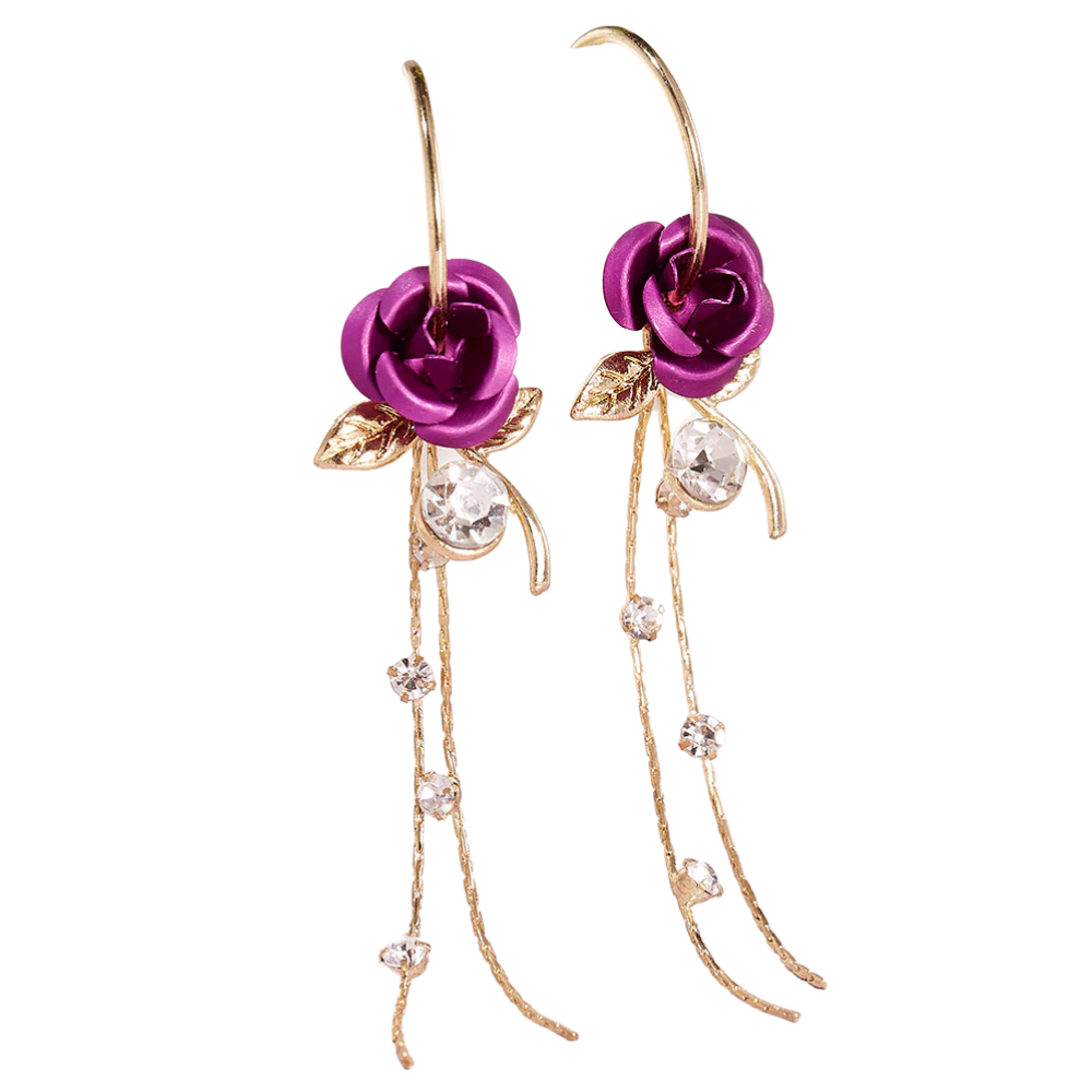 Rose øredobber
